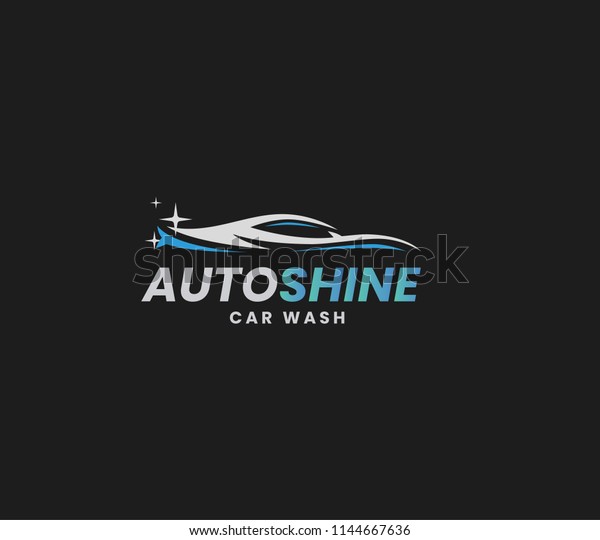 Car wash logo template\
design