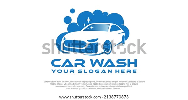 Car wash logo template\
illustration