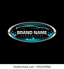 Car wash logo template, Perfect logo for business related to automotive industry