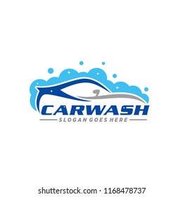 Car wash logo template vector