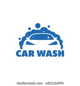 Car wash logo template vector illustration