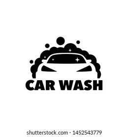 Car wash logo template vector illustration