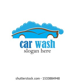 
Car wash logo template vector illustration
