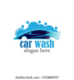 
Car wash logo template vector illustration
