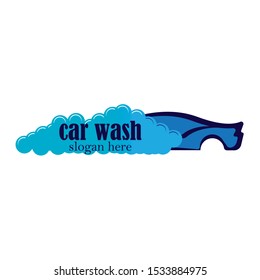 
Car wash logo template vector illustration
