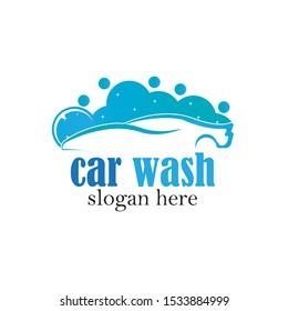 
Car wash logo template vector illustration
