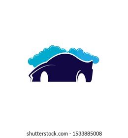 
Car wash logo template vector illustration
