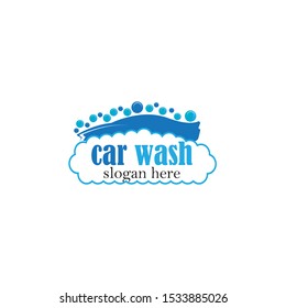 
Car wash logo template vector illustration
