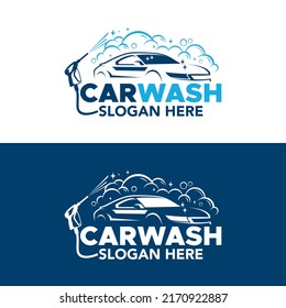 Car wash logo template vector illustration template inspiration