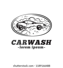 Car Wash Logo. Vector and Illustrations.