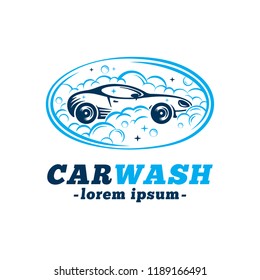 Car Wash Logo. Vector and Illustrations.