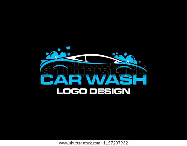 Car Wash Logo Vector Inspiration Stock Vector Royalty