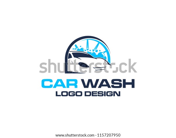 car wash logo vector\
inspiration