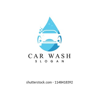 Car wash logo vector template