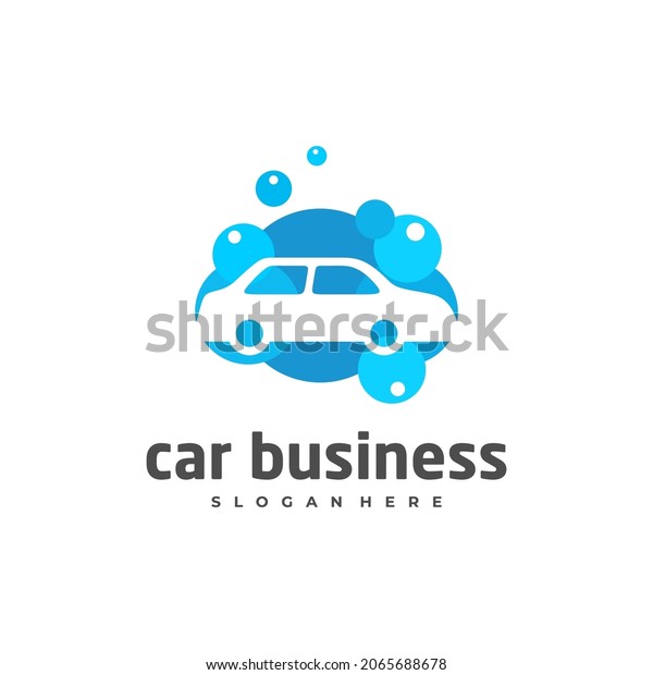 Car wash logo vector template, Creative car logo\
design concepts