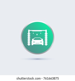 car wash machine icon