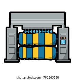 car wash machine icon