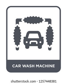 car wash machine icon vector on white background, car wash machine trendy filled icons from Mechanicons collection, car wash machine simple element illustration