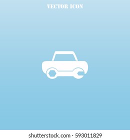 Car wash and repair vector  icon.