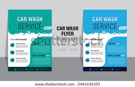 Car wash service flyer template, Marketing template for car washing company, Vehicle wash leaflet, Car Wash Flyer Design Template, Car Cleaning Service flyer, Washing flyer, automobile wash leaflet