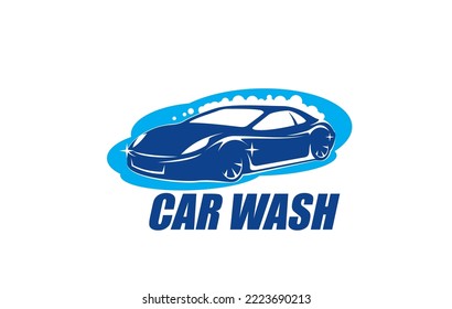 Car wash service icon, automobile washing and cleaning or wax polish, vector symbol. Carwash or car care station for varnishing, scratch restoration and refurbish polishing, car maintenance service svg