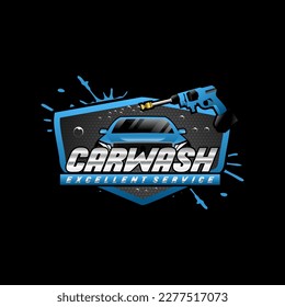 Car wash service logo for clean look