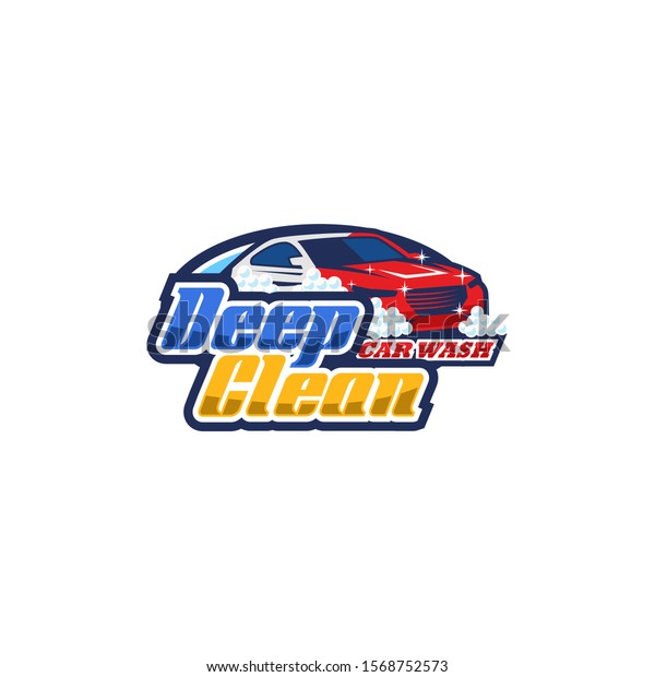 Car Wash Service Logo. Car Spa Logo Design\
Vector Template