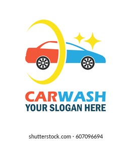 Car Wash Service Logo Text Space Stock Vector (Royalty Free) 607096694 ...