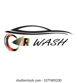 car wash service logo vector