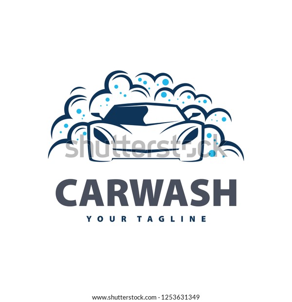 car wash service\
logo vector. Professional Car Wash Company or Business Logo. Logo\
car wash on light\
background.