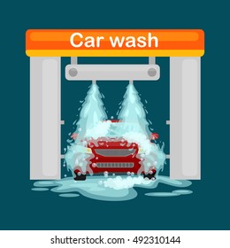 car wash services, auto cleaning with water and soap