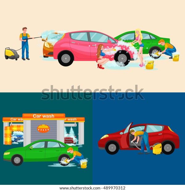 car wash\
services, auto cleaning with water and\
soap