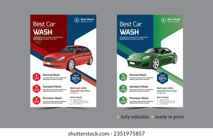 Car Wash and Services Flyer