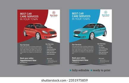 Car Wash and Services Flyer