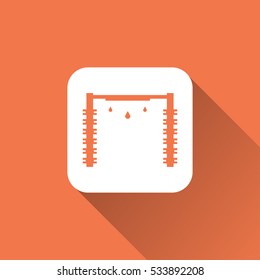 car wash sign. icon design