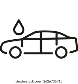 Car Wash Sign, Shiny Car Icon