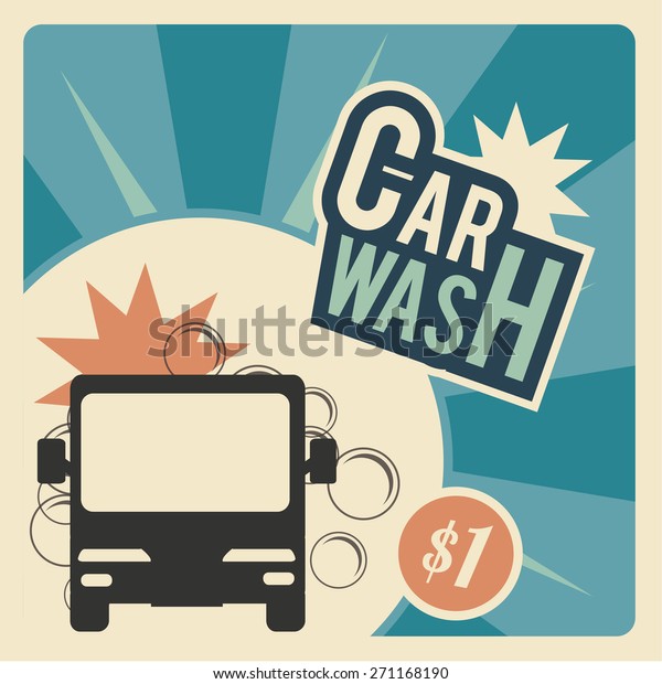 Car Wash, van,  bubbles and\
text