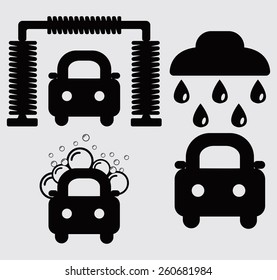 Car wash, vector