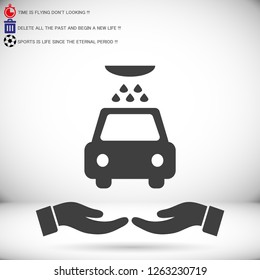 Car wash  vector icon