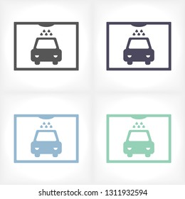 Car wash  vector icon