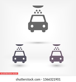 Car wash  vector icon
