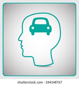 Car wash vector icon