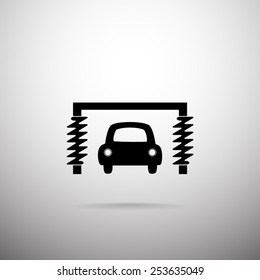 Car wash vector icon