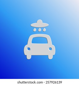 Car wash vector icon