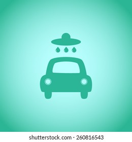 Car wash vector icon