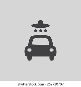 Car wash vector icon 