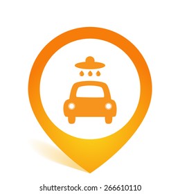 Car wash vector icon