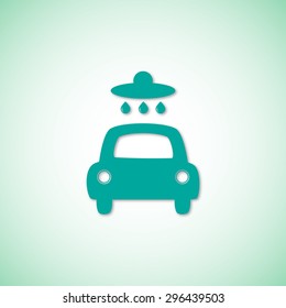 Car wash vector icon