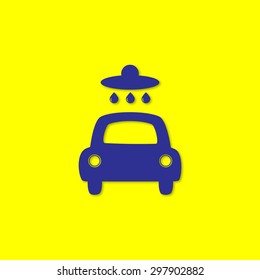 Car wash vector icon