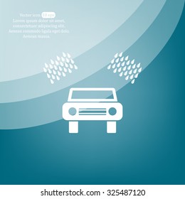 Car wash vector icon.